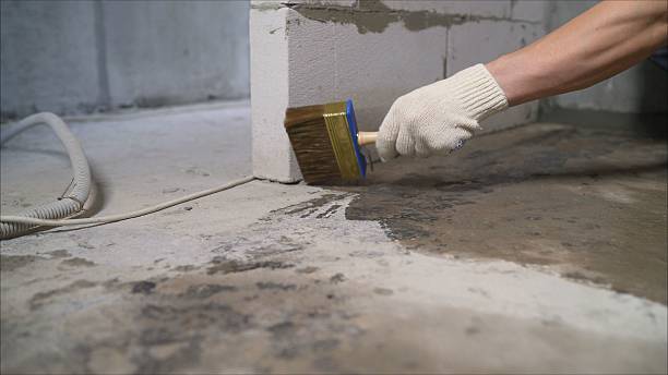 SJ Waterproofing Pros Interior Drainage System coverage map for Caledonia, OH and surrounding area